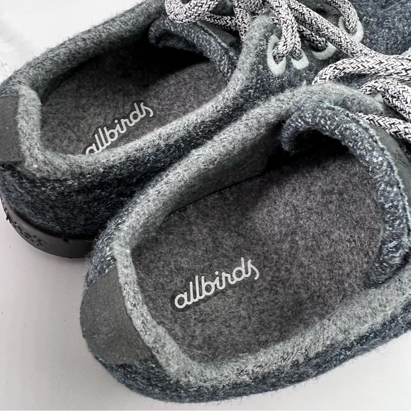 ALLBIRDS Wool Runners Dark Charcoal Lace Up Comfort Sneakers Women’s 7 - Picture 3 of 7
